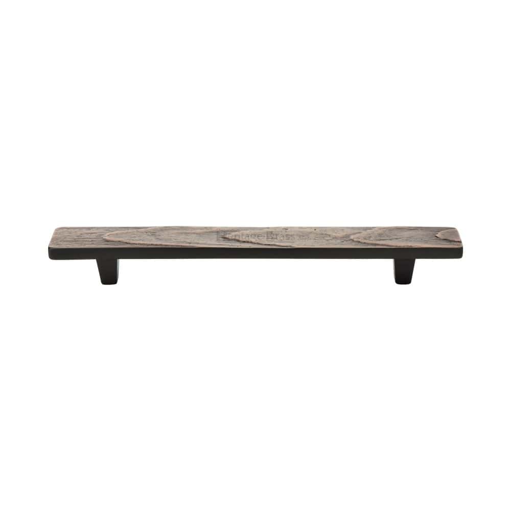 Heritage Brass Cabinet Hardware Aged Copper / Cabinet Pull Handles / 160mm c/c Heritage Brass - Pine Cabinet Pull Handle 160mm Aged Copper Finish