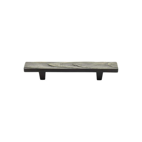 Heritage Brass Cabinet Hardware Aged Brass / Cabinet Pull Handles / 96mm c/c Heritage Brass - Pine Cabinet Pull Handle 96mm Aged Brass Finish