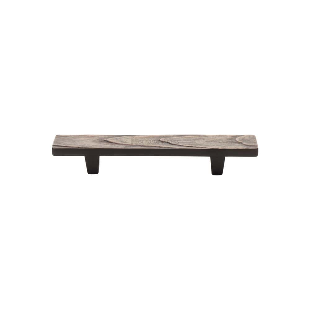 Heritage Brass Cabinet Hardware Aged Copper / Cabinet Pull Handles / 96mm c/c Heritage Brass - Pine Cabinet Pull Handle 96mm Aged Copper Finish