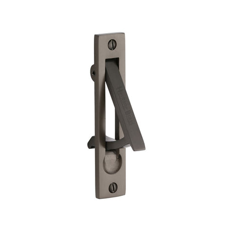 Heritage Brass Door Furniture Matt Bronze / Door Edge Pull Heritage Brass - Pocket Door Edge Pull Matt Bronze Finish