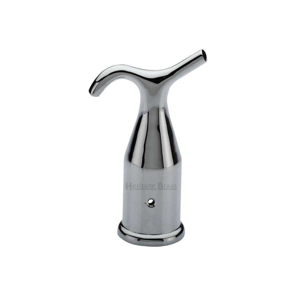 Heritage Brass Window Furniture Polished Chrome / Pole Hooks Heritage Brass - Pole Hook Polished Chrome Finish