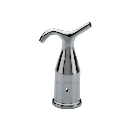 Heritage Brass Window Furniture Polished Chrome / Pole Hooks Heritage Brass - Pole Hook Polished Chrome Finish