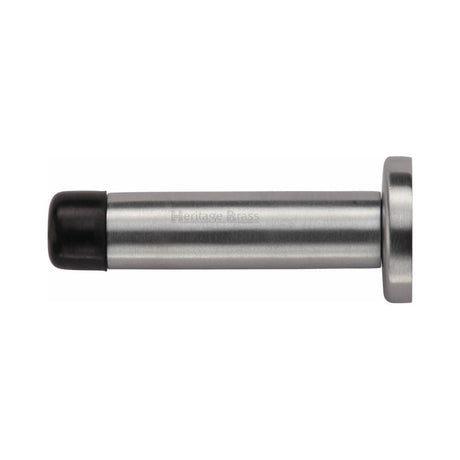 Heritage Brass Door Furniture Satin Chrome / Projection Door Stop Heritage Brass - Projection Door Stop 2 1/2" Satin Chrome Finish