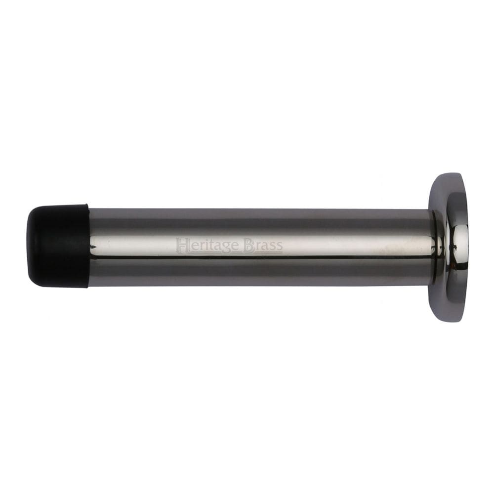 Heritage Brass Door Furniture Polished Nickel / Projection Door Stop Heritage Brass - Projection Door Stop 3" Polished Nickel Finish