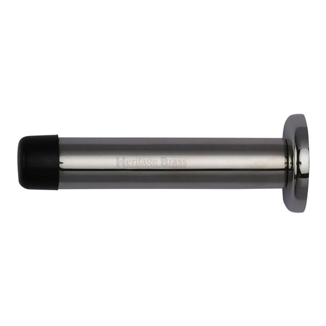 Heritage Brass Door Furniture Polished Nickel / Projection Door Stop Heritage Brass - Projection Door Stop 3" Polished Nickel Finish