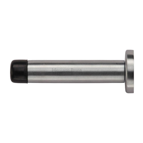 Heritage Brass Door Furniture Satin Chrome / Projection Door Stop Heritage Brass - Projection Door Stop 3" Satin Chrome Finish
