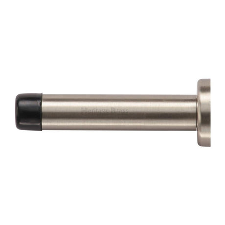 Heritage Brass Door Furniture Satin Nickel / Projection Door Stop Heritage Brass - Projection Door Stop 3" Satin Nickel Finish