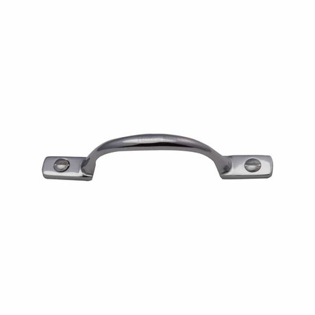 Heritage Brass Door Furniture Polished Chrome / Pull Handles (Face Fix) Heritage Brass - Pull Handle Russell Design 102mm Polished Chrome Finish