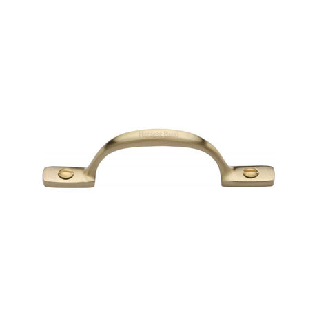 Heritage Brass Door Furniture Satin Brass / Pull Handles (Face Fix) Heritage Brass - Pull Handle Russell Design 102mm Satin Brass Finish
