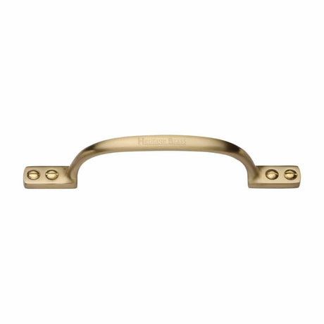 Heritage Brass Door Furniture Satin Brass / Pull Handles (Face Fix) Heritage Brass - Pull Handle Russell Design 152mm Satin Brass Finish