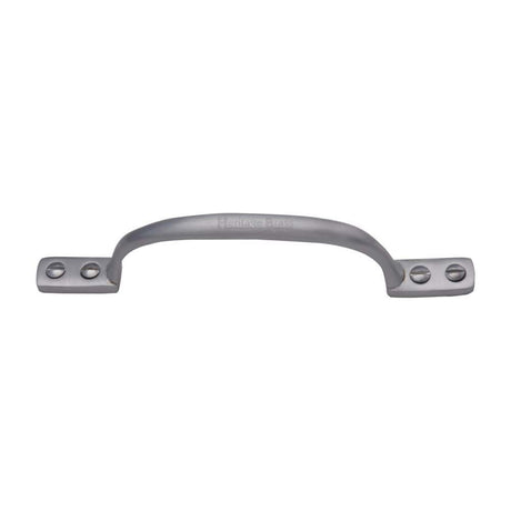 Heritage Brass Door Furniture Satin Chrome / Pull Handles (Face Fix) Heritage Brass - Pull Handle Russell Design 152mm Satin Chrome Finish