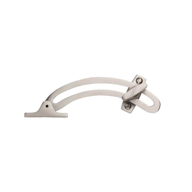 Heritage Brass Window Furniture Satin Nickel / Quadrant Arm Stay Heritage Brass - Quadrant Stay Satin Nickel Finish