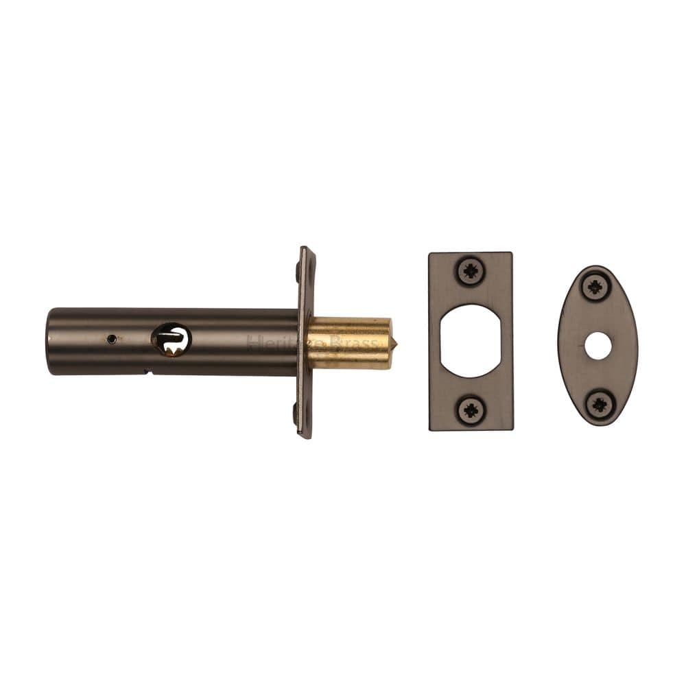 Heritage Brass Locks & Latches Matt Bronze / Rack Bolt Heritage Brass - Rack Bolt without Turn Matt Bronze Finish