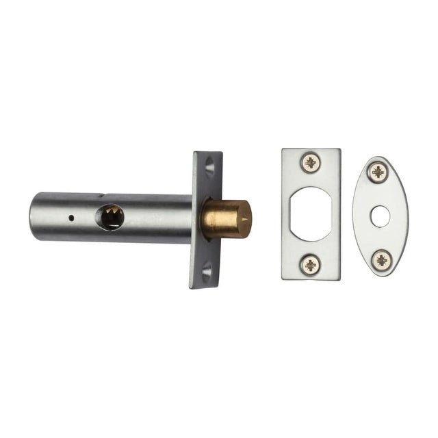 Heritage Brass Locks & Latches Satin Chrome / Rack Bolt Heritage Brass - Rack Bolt without Turn Satin Chrome Finish
