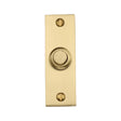 Heritage Brass Door Furniture Satin Brass / Rectangular Bell Push Heritage Brass - Rectangular Bell Push Satin Brass finish