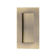 Heritage Brass Door Furniture Antique Brass / Flush Handle / Rectangular Heritage Brass - Rectangular Flush Pull 105 x 58mm Antique Brass Finish
