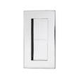 Heritage Brass Door Furniture Polished Chrome / Flush Handle / Rectangular Heritage Brass - Rectangular Flush Pull 105 x 58mm Polished Chrome Finish