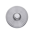 Heritage Brass Door Furniture Satin Chrome / Reeded Bell Push Heritage Brass - Reeded Bell Push Satin Chrome finish