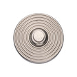 Heritage Brass Door Furniture Satin Nickel / Reeded Bell Push Heritage Brass - Reeded Bell Push Satin Nickel finish