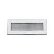 Heritage Brass Door Furniture Polished Chrome / Letter Plates / 254 x 102mm (10 x 4") Heritage Brass - Reeded Letterplate 10" x 4" Polished Chrome finish