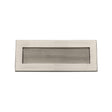 Heritage Brass Door Furniture Satin Nickel / Letter Plates / 254 x 102mm (10 x 4") Heritage Brass - Reeded Letterplate 10" x 4" Satin Nickel finish