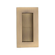 Heritage Brass Door Furniture Antique Brass / Flush Handle / Rectangular Heritage Brass - Reeded Rectangular Flush Pull 105 x 58mm Antique Brass Finish