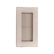 Heritage Brass Door Furniture Satin Nickel / Flush Handle / Rectangular Heritage Brass - Reeded Rectangular Flush Pull 105 x 58mm Satin Nickel Finish