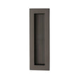 Heritage Brass Door Furniture Matt Bronze / Flush Handle / Rectangular Heritage Brass - Reeded Rectangular Flush Pull 175 x 58mm Matt Bronze Finish