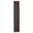 Heritage Brass Door Furniture Matt Bronze / Flush Handle / Rectangular Heritage Brass - Reeded Rectangular Flush Pull 300 x 58mm Matt Bronze Finish