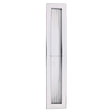 Heritage Brass Door Furniture Polished Chrome / Flush Handle / Rectangular Heritage Brass - Reeded Rectangular Flush Pull 300 x 58mm Polished Chrome Finish
