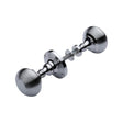Heritage Brass Door Furniture Polished Chrome / Rim Knobs Heritage Brass - Reeded Rim Knob Polished Chrome Finish