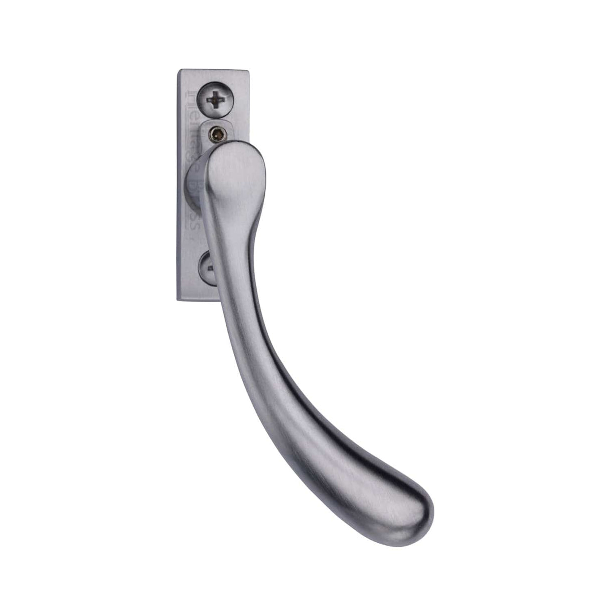 Heritage Brass Window Furniture Satin Chrome / Right Hand / Yes Heritage Brass - Right-Handed Espagnolette Handle Ball Design Satin Chrome finish