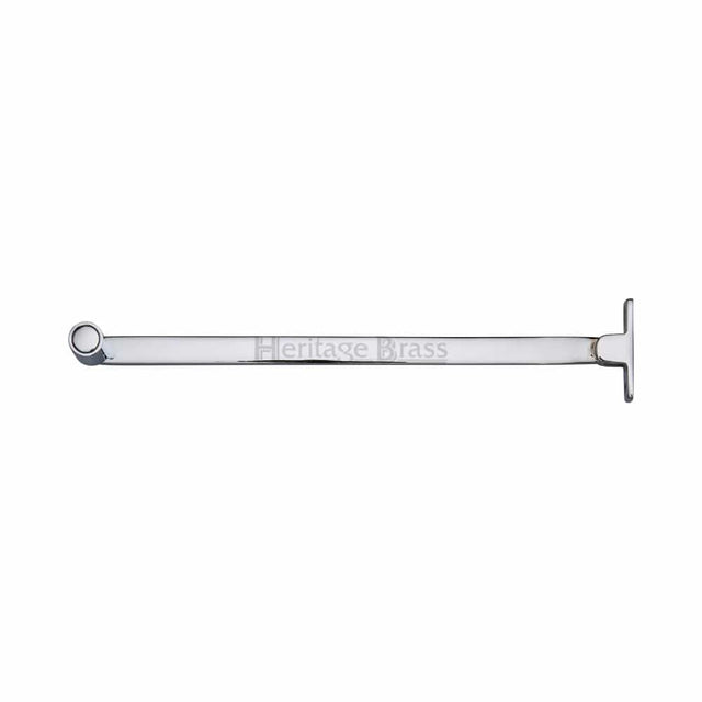 Heritage Brass Window Furniture Polished Chrome / Roller Arm Stay Heritage Brass - Roller Arm Stay 254mm Polished Chrome Finish