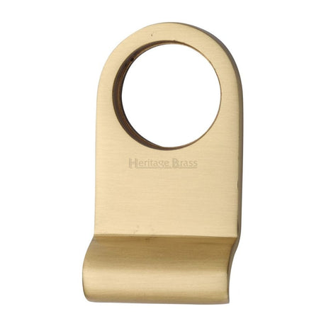 Heritage Brass Door Furniture Satin Brass / Rim Profile Cylinder Pulls Heritage Brass - Round Cylinder Pull Satin Brass Finish