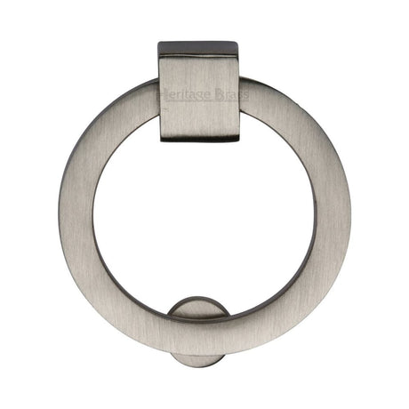 Heritage Brass Cabinet Hardware Satin Nickel / Cabinet Drop Pulls Heritage Brass - Round Drop Pull 50mm Satin Nickel Finish