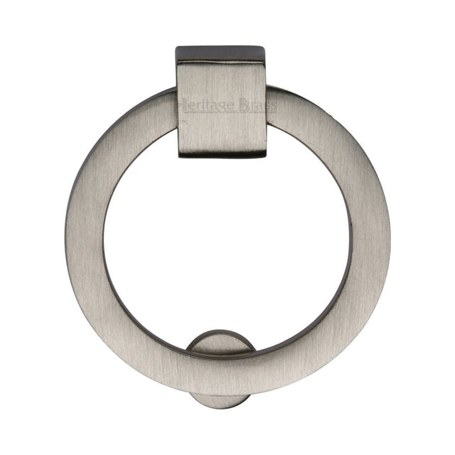 Heritage Brass Cabinet Hardware Satin Nickel / Cabinet Drop Pulls Heritage Brass - Round Drop Pull 50mm Satin Nickel Finish