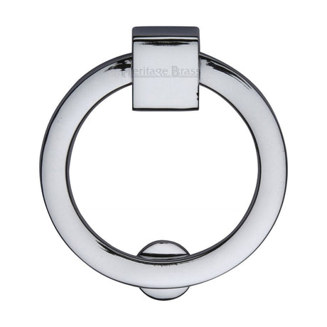 Heritage Brass Cabinet Hardware Polished Chrome / Cabinet Drop Pulls Heritage Brass - Round Drop Pull 63mm Polished Chrome Finish