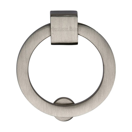 Heritage Brass Cabinet Hardware Satin Nickel / Cabinet Drop Pulls Heritage Brass - Round Drop Pull 63mm Satin Nickel Finish