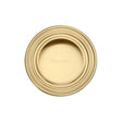 Heritage Brass Door Furniture Satin Brass / Flush Handle / Round Heritage Brass - Round Reeded Flush Pull Satin Brass Finish
