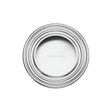 Heritage Brass Door Furniture Satin Chrome / Flush Handle / Round Heritage Brass - Round Reeded Flush Pull Satin Chrome Finish