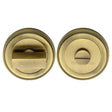 Heritage Brass Door Furniture Antique Brass / Yes Heritage Brass - Round Turn & Release Cylinder with stepped edge Antique