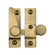 Heritage Brass Window Furniture Antique Brass / Sash Window Quadrant Fasteners / Yes Heritage Brass - Sash Fastener Lockable Antique Brass Finish