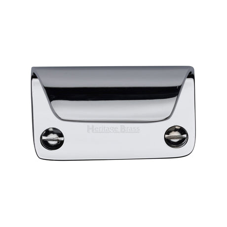 Heritage Brass Window Furniture Polished Chrome / Sash Window Lifts Heritage Brass - Sash Lift 65mm Polished Chrome finish
