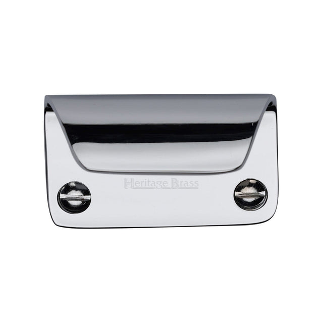 Heritage Brass Window Furniture Polished Chrome / Sash Window Lifts Heritage Brass - Sash Lift 65mm Polished Chrome finish
