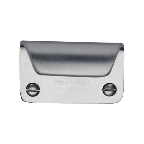 Heritage Brass Window Furniture Satin Chrome / Sash Window Lifts Heritage Brass - Sash Lift 65mm Satin Chrome finish