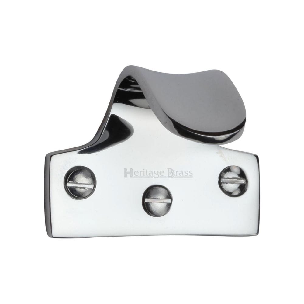 Heritage Brass Window Furniture Polished Chrome / Sash Window Lifts Heritage Brass - Sash Lift Polished Chrome Finish