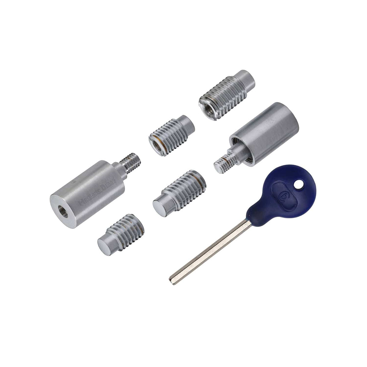 Heritage Brass Window Furniture Satin Chrome / Locking Sash Stops Heritage Brass - Sash Window Stop (pair) with key Satin Chrome