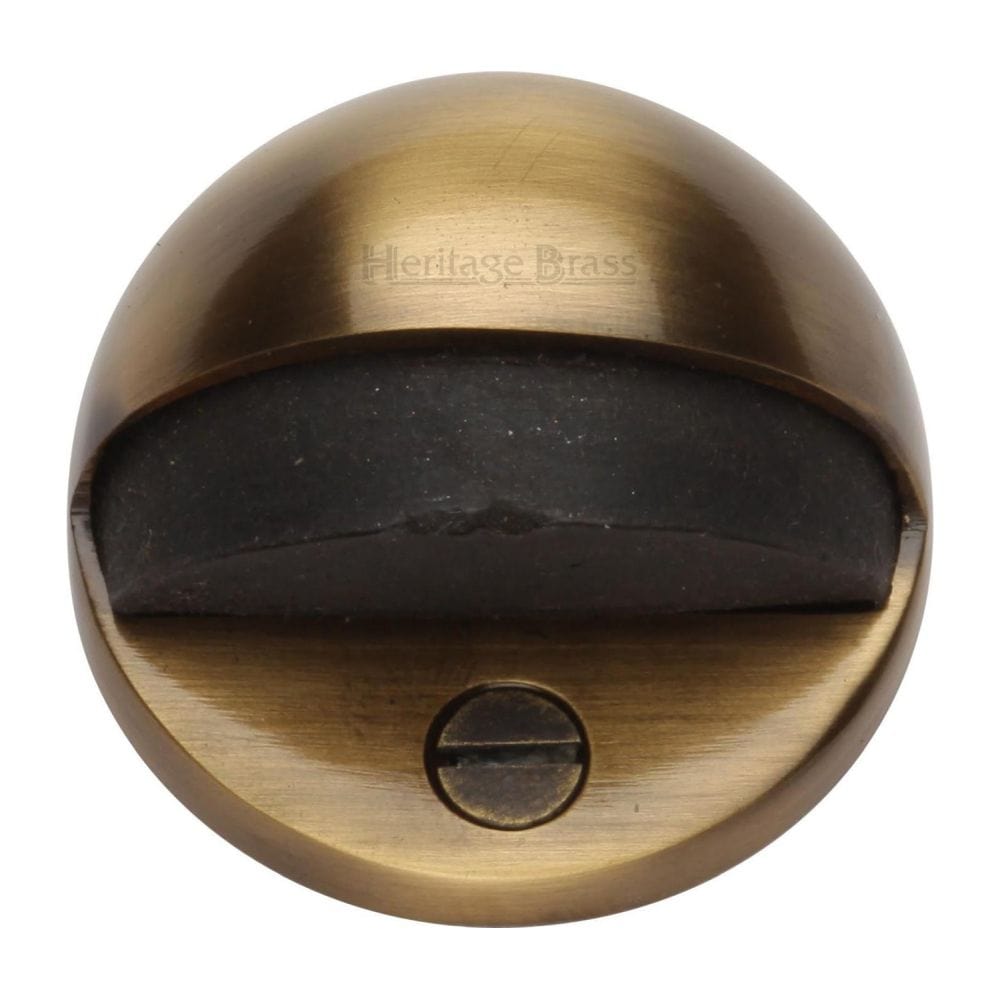 Heritage Brass Door Furniture Antique Brass / Floor Door Stop Heritage Brass - Shielded Door Stop Antique Brass Finish