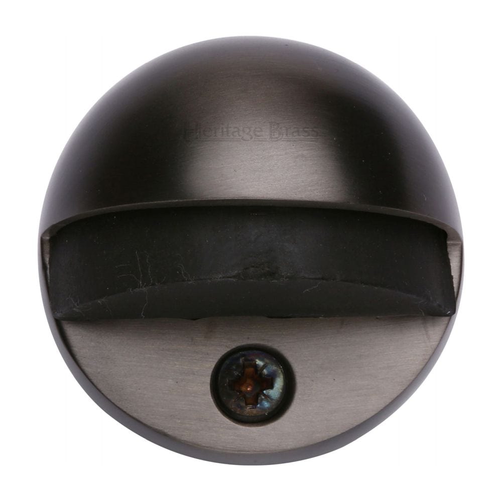 Heritage Brass Door Furniture Matt Bronze / Floor Door Stop Heritage Brass - Shielded Door Stop Matt Bronze Finish