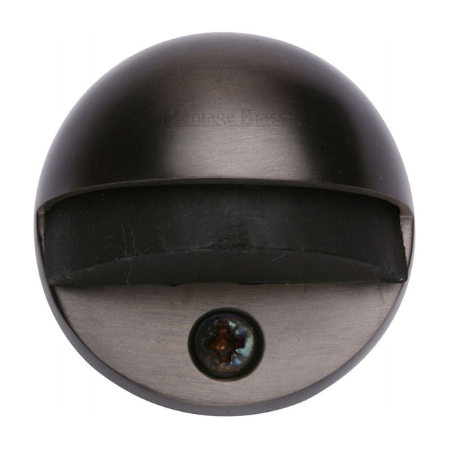 Heritage Brass Door Furniture Matt Bronze / Floor Door Stop Heritage Brass - Shielded Door Stop Matt Bronze Finish